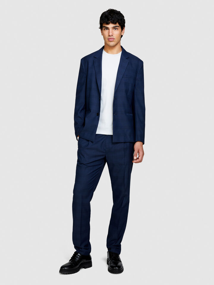 Single-breasted blazer - men's blazers - Dark Blue | Sisley image number 1